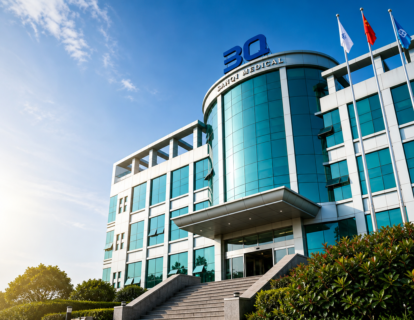 SAN QI MEDICAL headquarters building in Rizhao