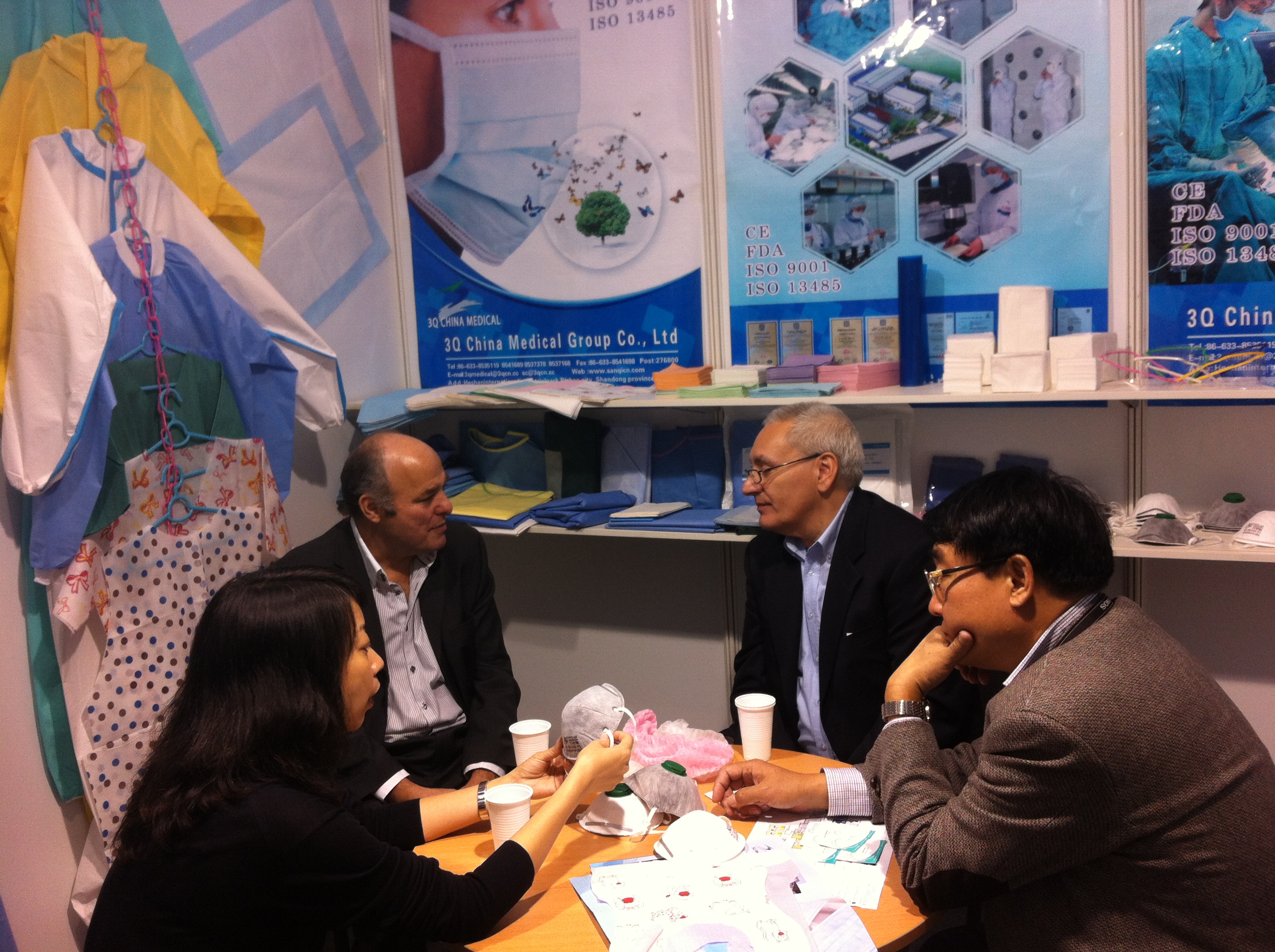 SAN QI MEDICAL exhibition booth in Germany in 2013