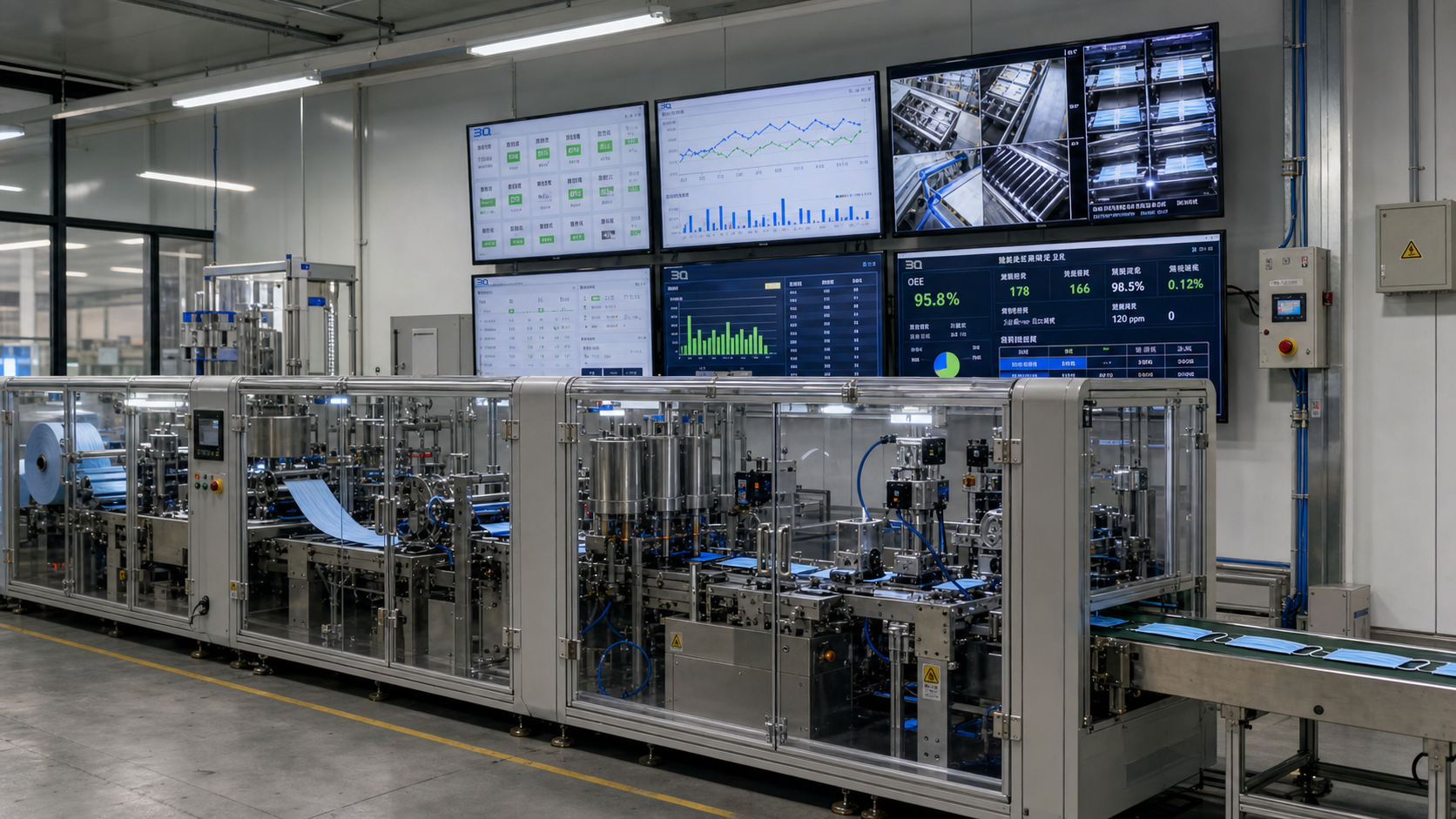 Automated Sanqi manufacturing line with digital quality monitoring